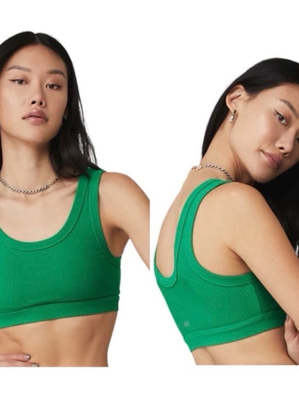 ALO Yoga wellness bra in Emerald Green